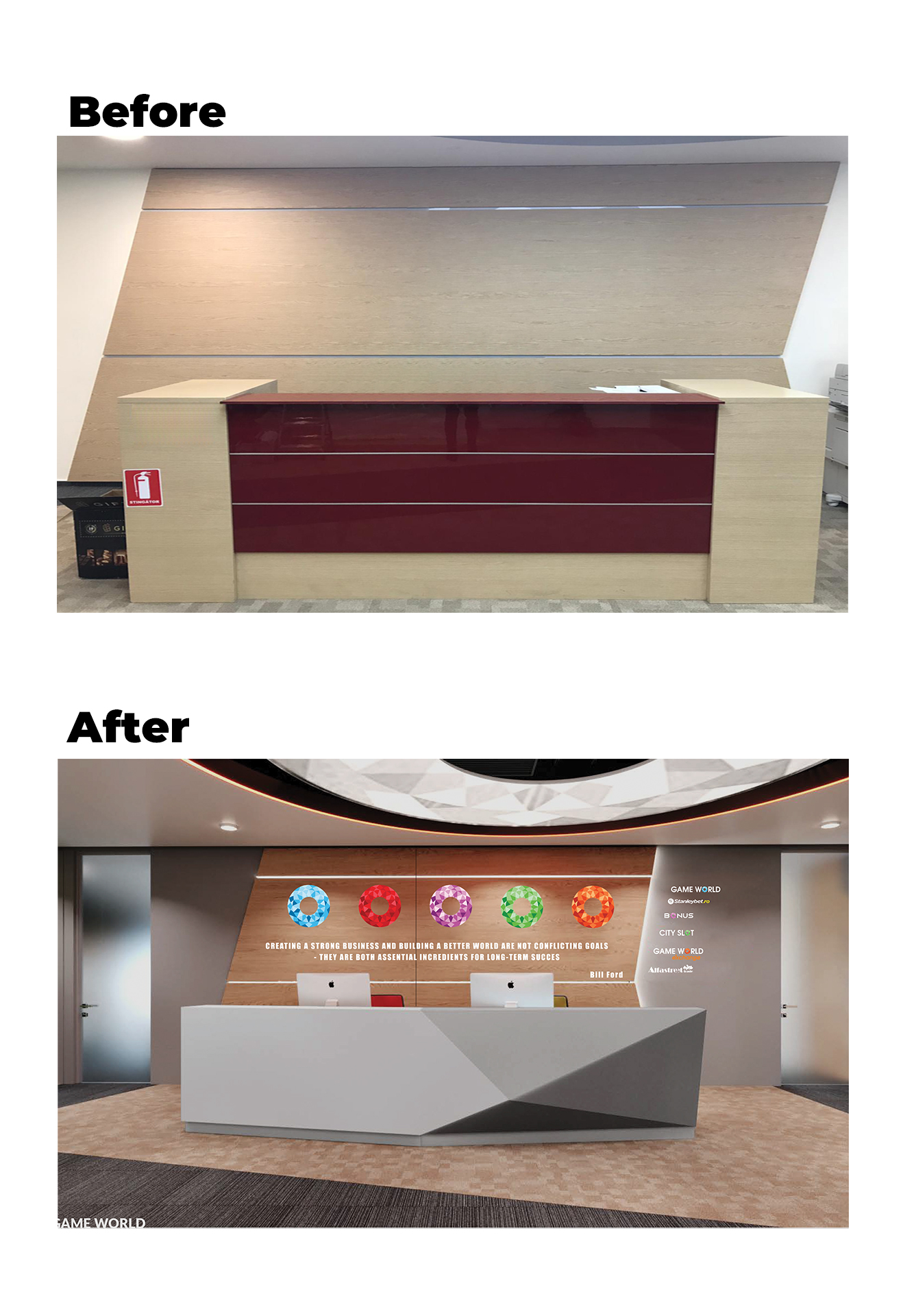 Game World Casino — Signage Design