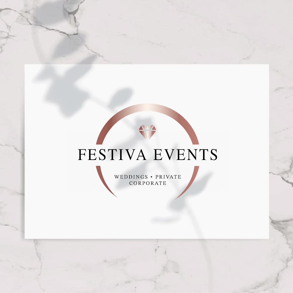 Festiva Events — Logo on Marble